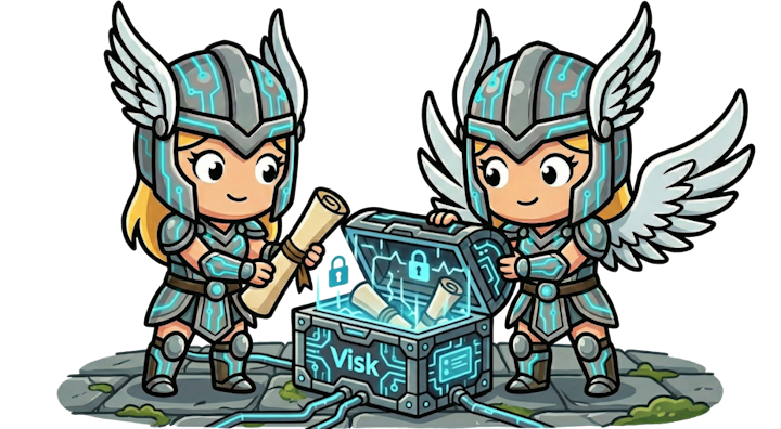 Valky sealing message in chest