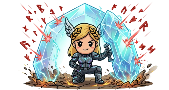 Valky sealing message in chest